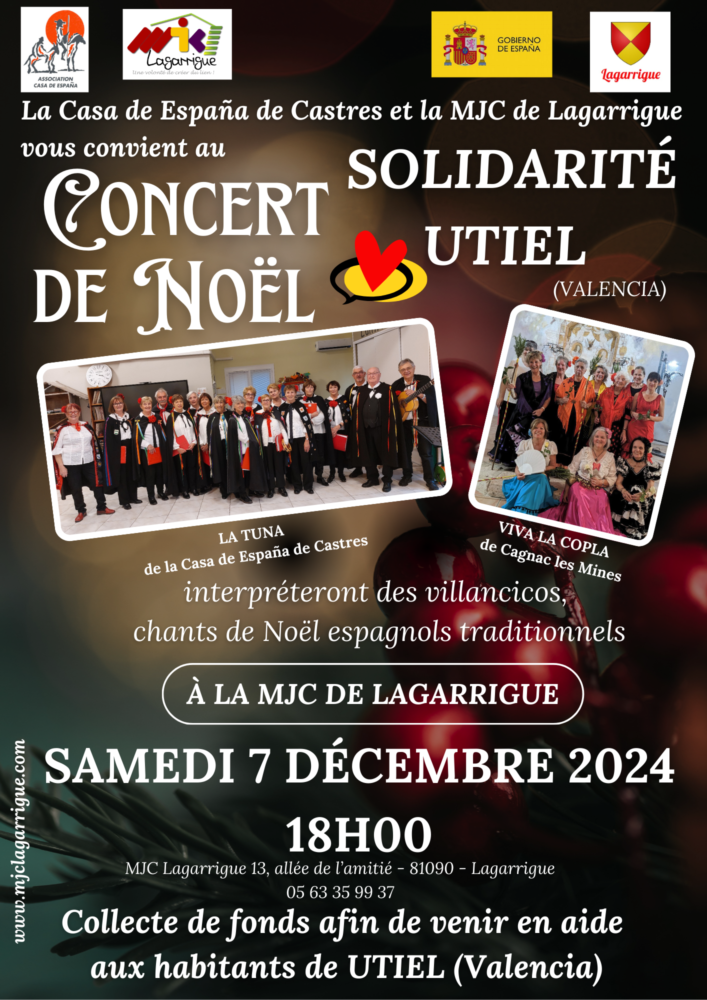 Concert MJC Solidarité Espagne