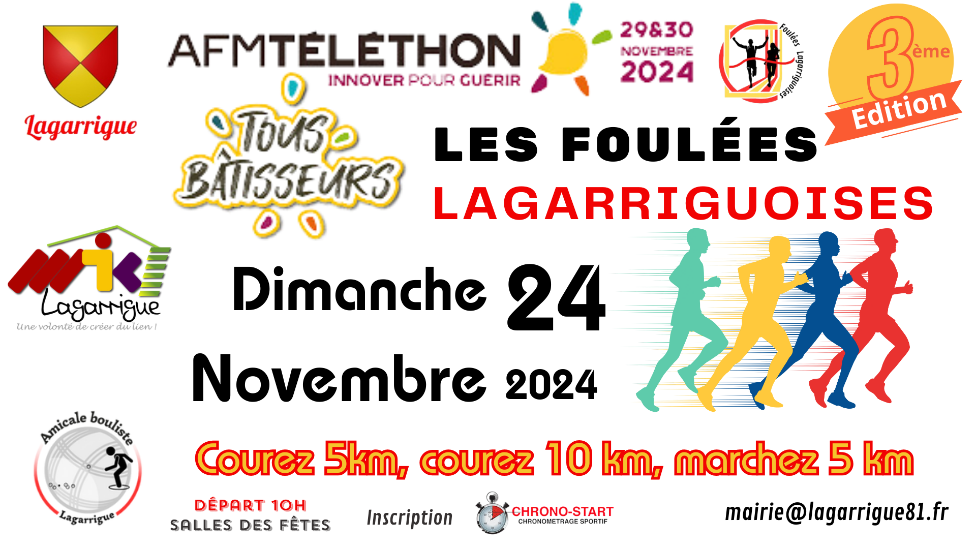 Foulées Lagarrigue Téléthon